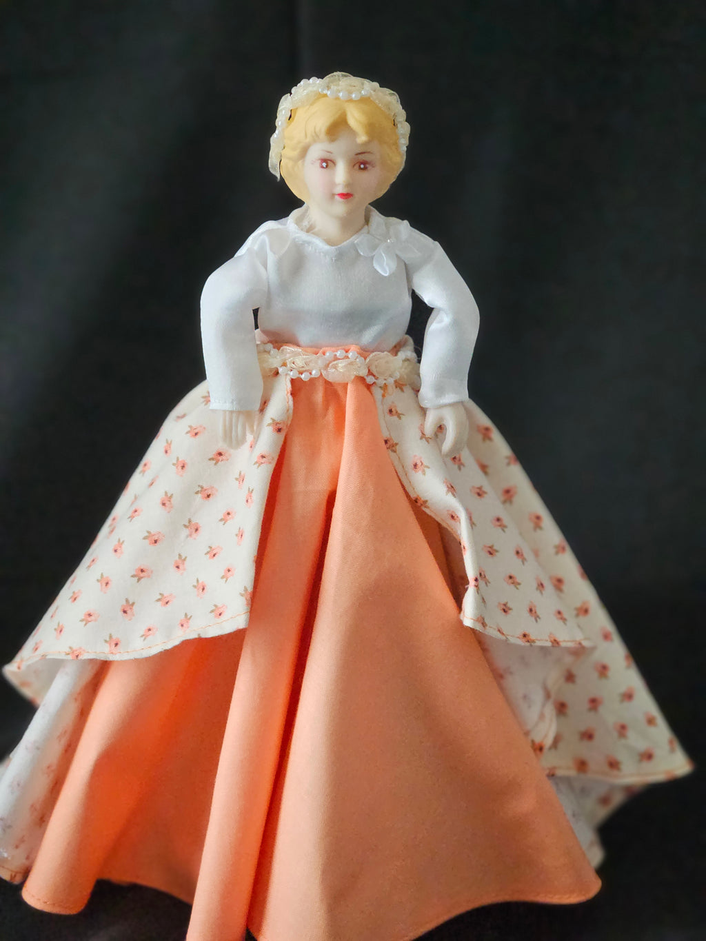 Lady in Peach