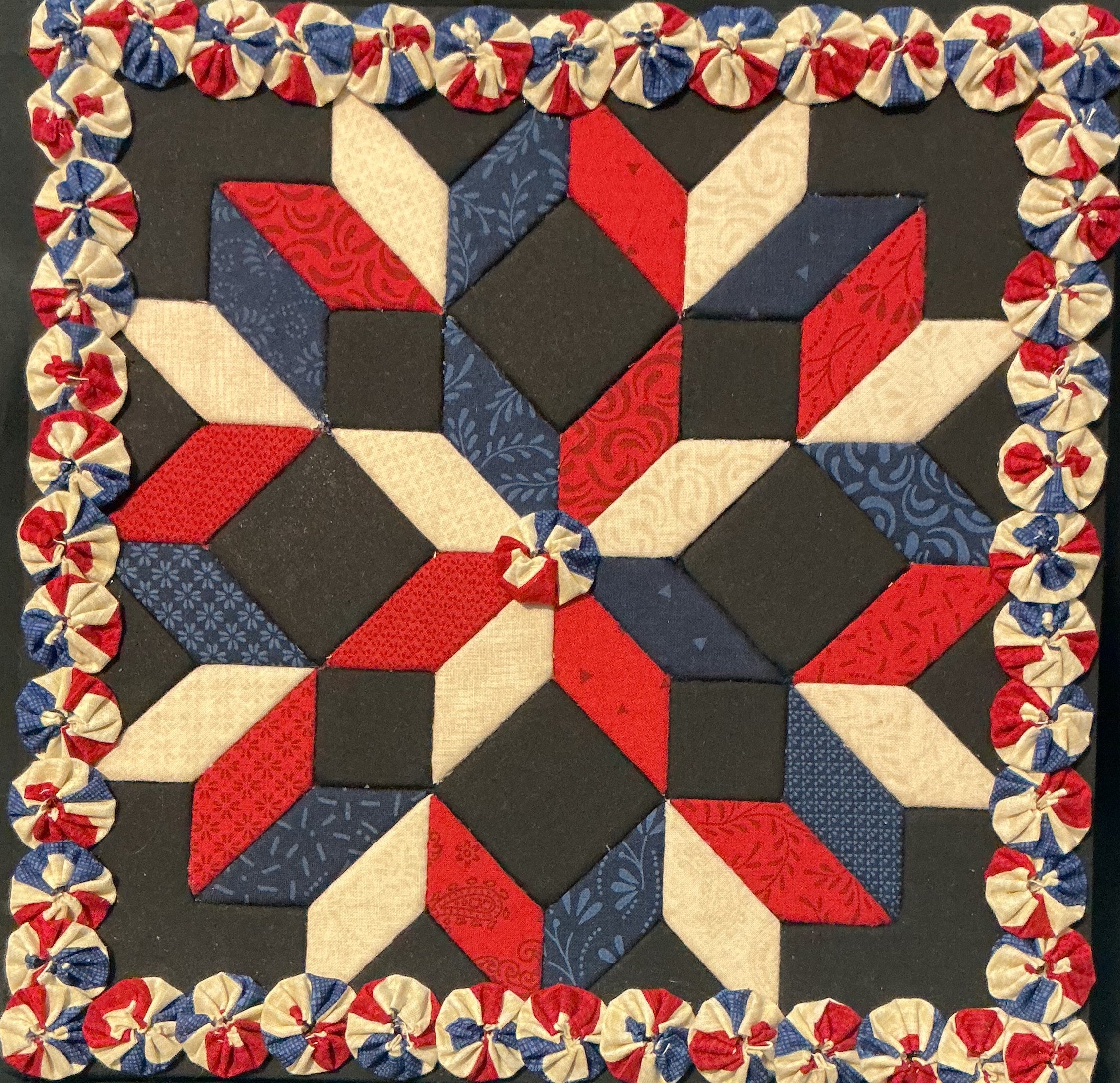 No Sew Red, White, Blue Picture